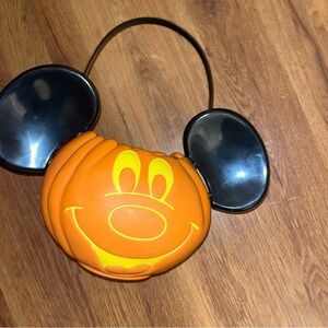 Halloween Mickey Mouse Pumpkin Trick-or-Treat Bucket